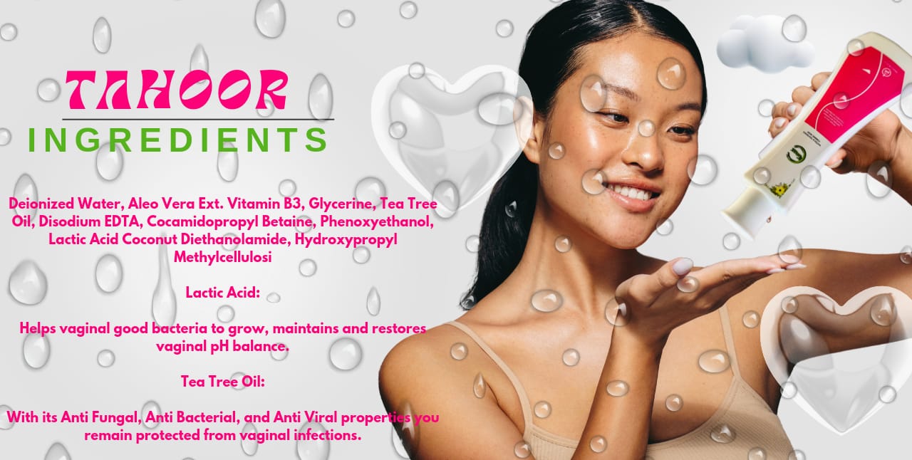 Tahoor Premium Feminine Wash – Whitening, Tightening & Complete Intimate Care