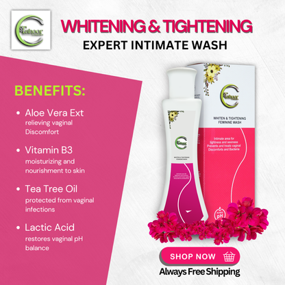 Tahoor Premium Feminine Wash – Whitening, Tightening & Complete Intimate Care